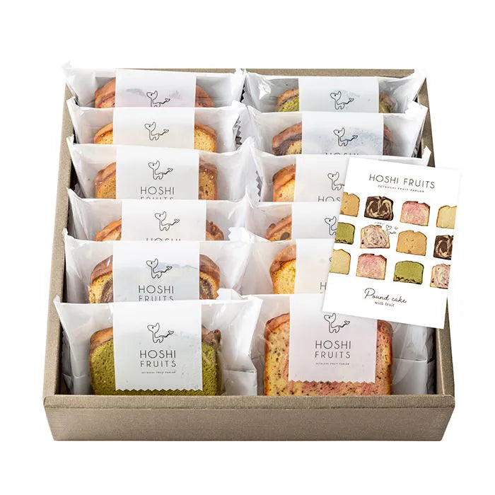 ホシフルーツ 果実のしっとりパウンドケーキ 12個
