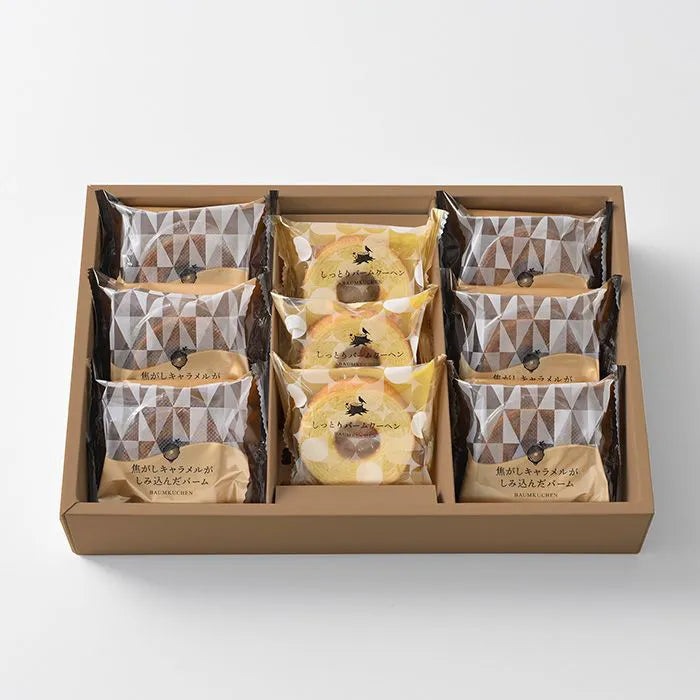 森の庭 焦がしキャラメルがしみ込んだバーム詰合せ 9個入