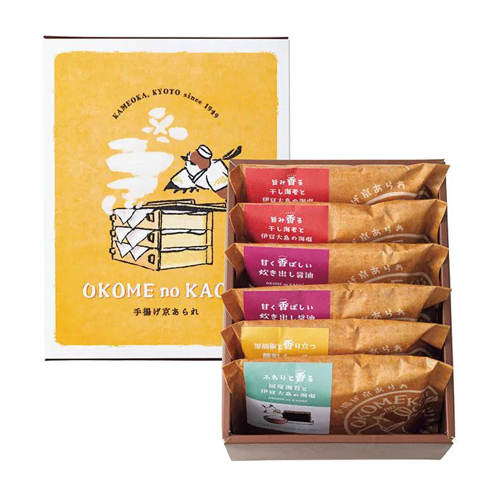 OKOMEnoKAORI 手揚げ京あられ 6袋