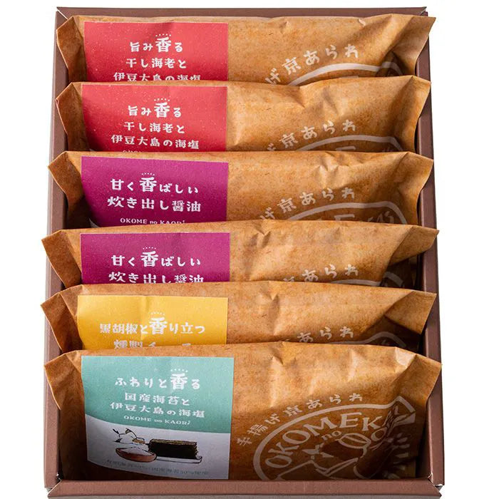 OKOMEnoKAORI 手揚げ京あられ 6袋