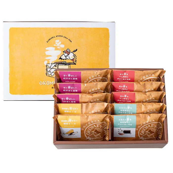 OKOMEnoKAORI 手揚げ京あられ 10袋