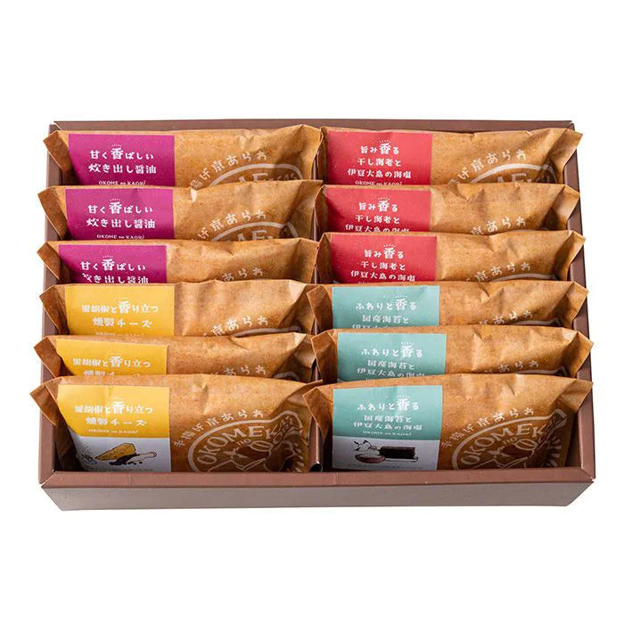 OKOMEnoKAORI 手揚げ京あられ 12袋
