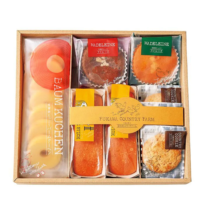 深川カントリーファーム 有精卵を使ったこだわりスイーツセットB