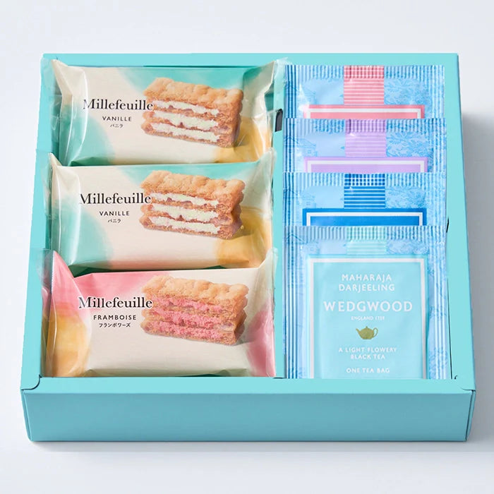 ミルフイユ&ウェッジウッドティーバッグセット7個