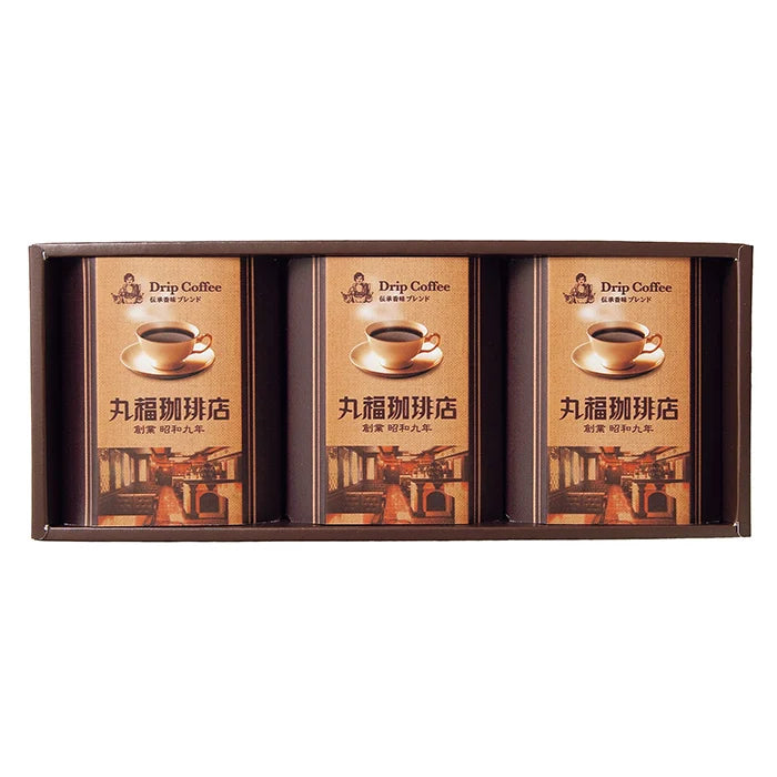 丸福珈琲店 伝承香味ブレンド詰合せ3箱入