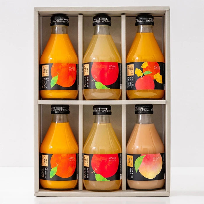 ホシフルーツ にほんのご馳走果実ジュース 6本