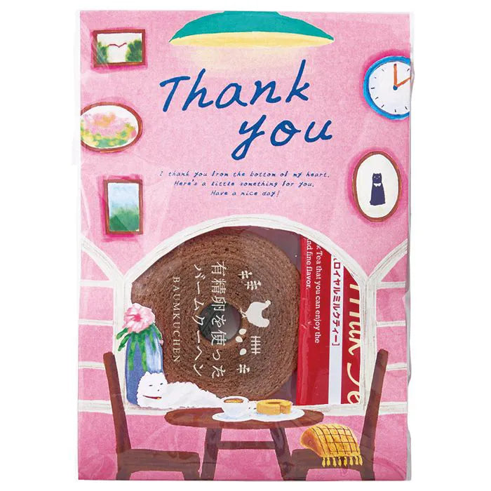 メッセージ&カフェタイムプチギフト【THANK YOU】