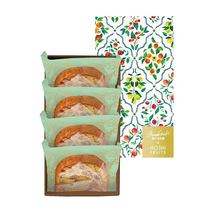 望月シェフ×ホシフルーツ 7種のフルーツが詰まった「デザートパウンドケーキ」4個