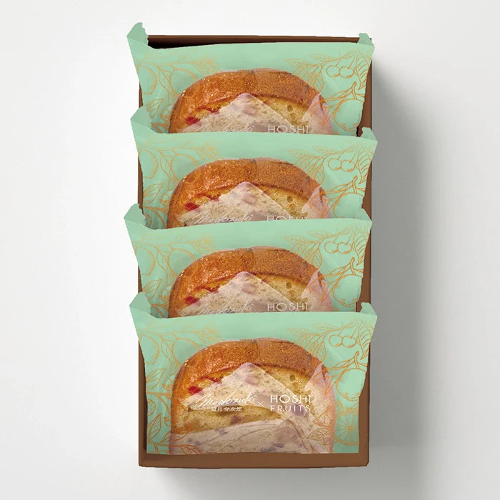 望月シェフ×ホシフルーツ 7種のフルーツが詰まった「デザートパウンドケーキ」4個