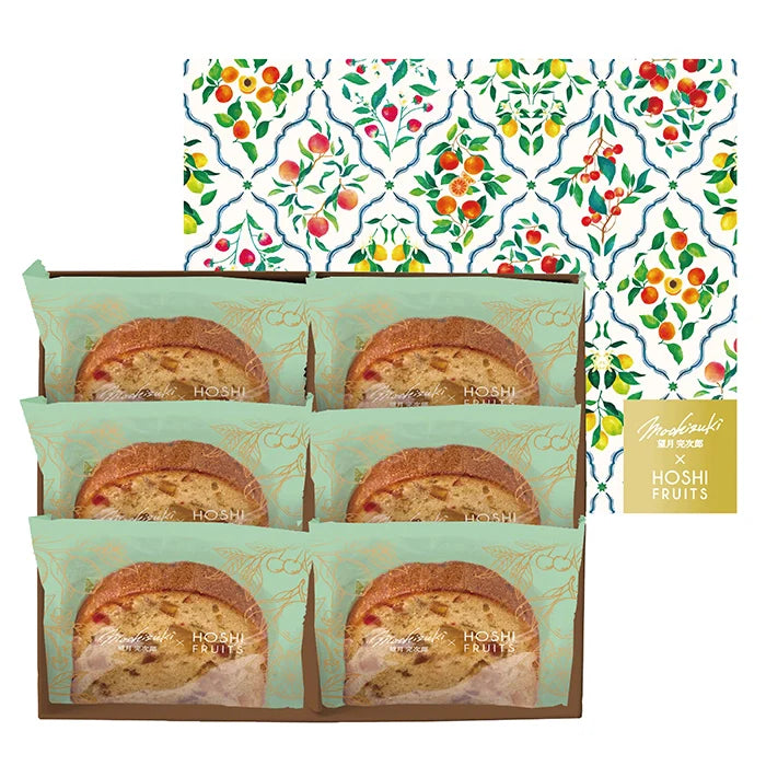 望月シェフ×ホシフルーツ 7種のフルーツが詰まった「デザートパウンドケーキ」6個