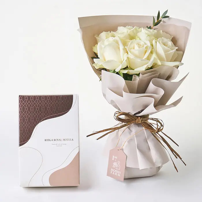 フリル8本ピュア&リーガロイヤルアーモンドショコラ4個