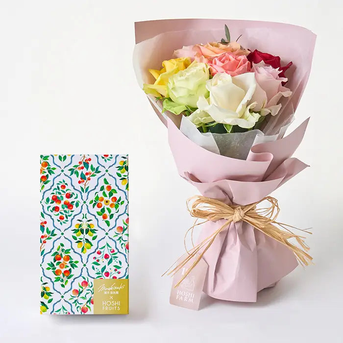 フリルカラフル8本&7種のフルーツのパウンドケーキ 4個