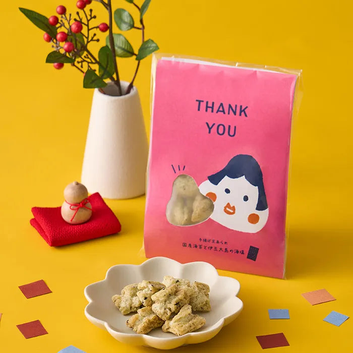 手揚げ京あられのメッセージギフト【THANK YOU】