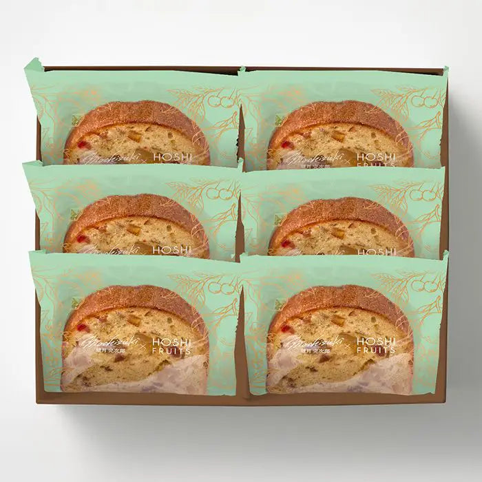 【お歳暮限定】望月シェフ×ホシフルーツ 7種のフルーツが詰まった「デザートパウンドケーキ」6個