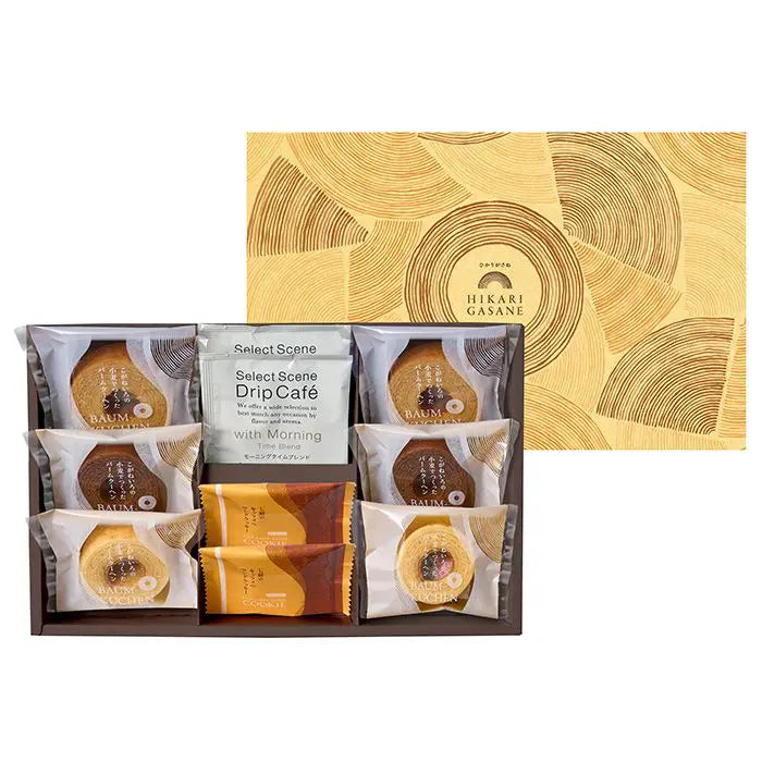 【お歳暮限定】ひかりがさね ふんわりバームと珈琲の詰合せ 10個