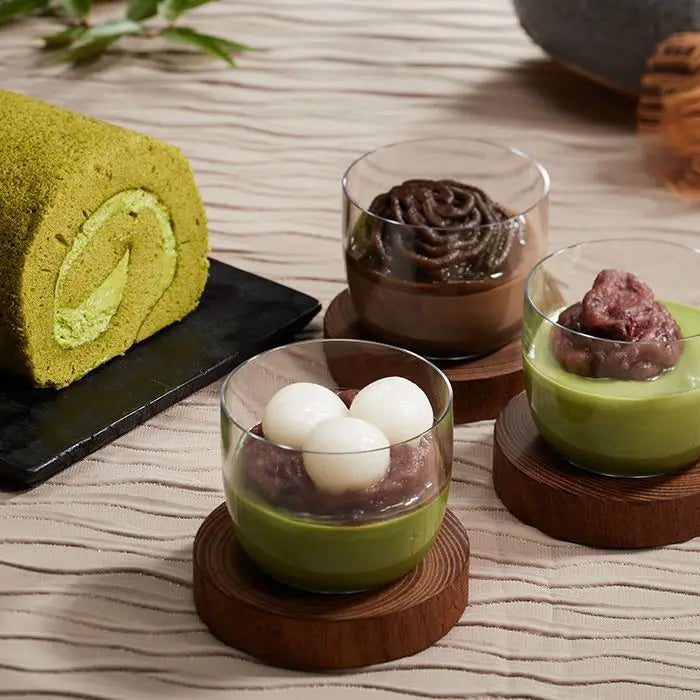 【お歳暮限定】京都・東山茶寮 宇治抹茶ロールケーキと宇治茶プリン3つの風味