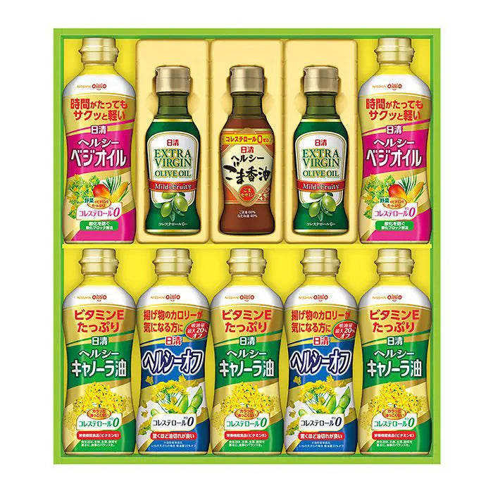 【お歳暮限定】日清オリーブオイル&バラエティオイルギフト