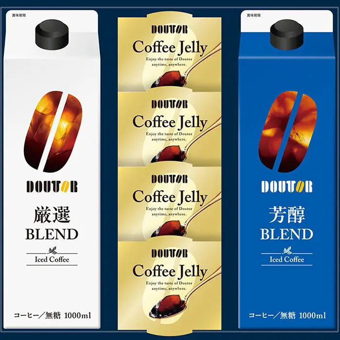 【お中元限定・送料無料】ドトール アイスコーヒー&ゼリー詰合せ