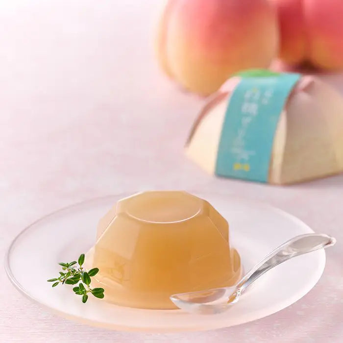 【お中元限定・送料無料】ホシフルーツ 山梨の白桃ぜりぃ 7個