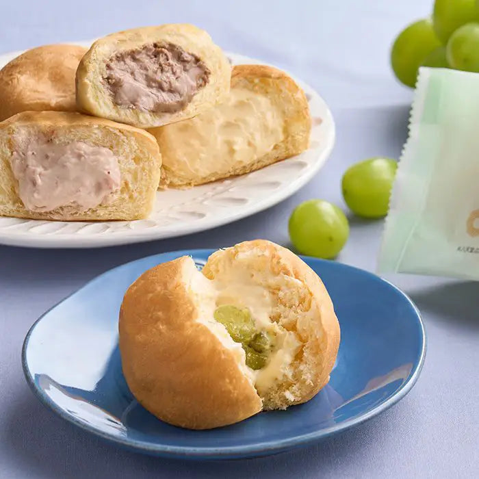【お中元限定・送料無料】八天堂 くりーむパンシャインマスカット&くりーむパン
