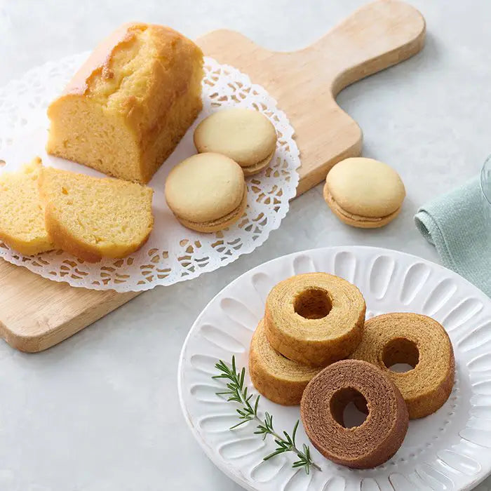 【お中元限定・送料無料】しっとり素朴なパウンドケーキとふんわりバーム詰合せ 22個
