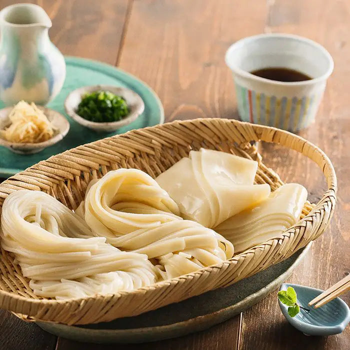 【お中元限定・送料無料】花山うどん つゆ付き詰合せ