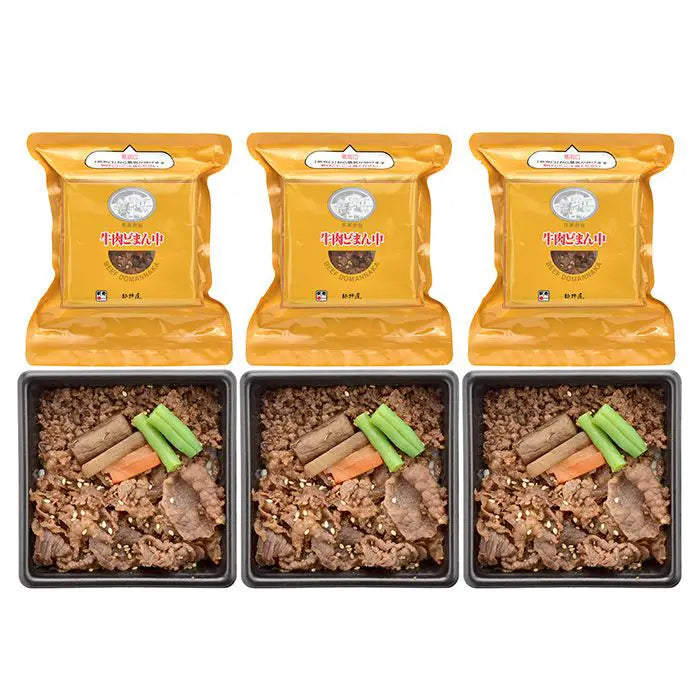 【お中元限定・送料無料】<新杵屋×米沢牛黄木>牛肉どまん中 一膳ご飯