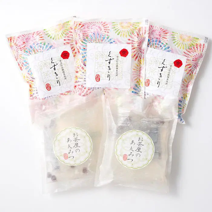 【お中元限定・送料無料】茶彩菓 お茶屋のあんみつ・京くずきり「貴船」