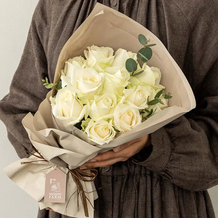 ホシファーム フリルブーケ ピュア 12本【産地直送品・送料込み】