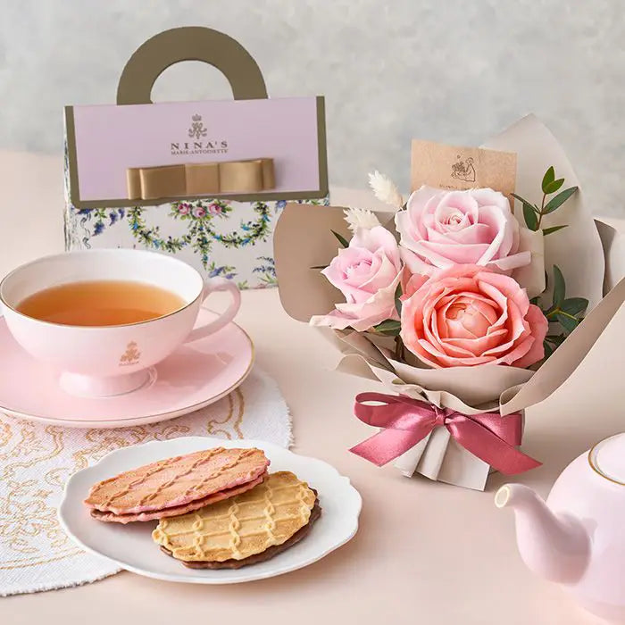 ミニアレンジメントスイート&ニナスオリジナルシークレットガーデンティータイム3個【産地直送品・送料込み】