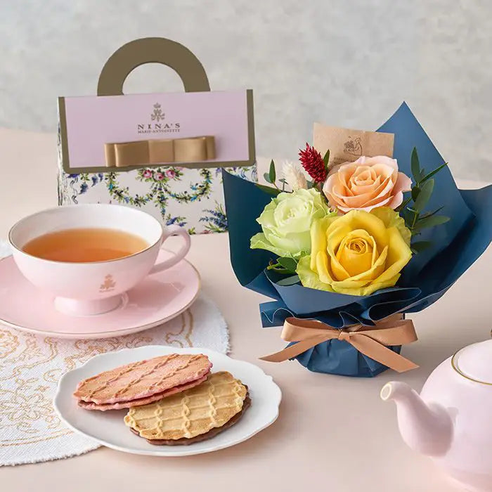 ミニアレンジメントパッション&ニナスオリジナルシークレットガーデンティータイム3【産地直送品・送料込み】