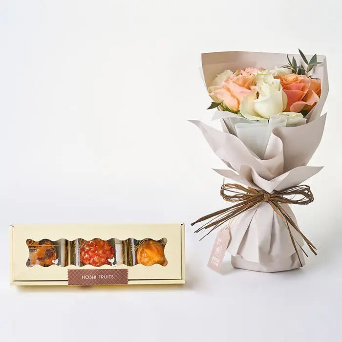 ホシファーム ホワイトオレンジ8本&ホシフルーツ煌めき果実のカップケーキ3個【産地直送品・送料込み】
