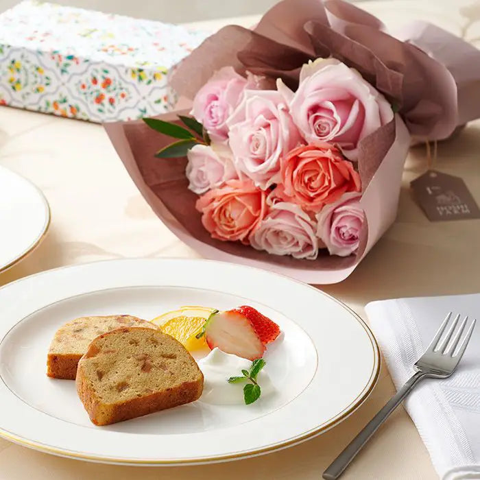 フリルスイート8本&7種のフルーツのパウンドケーキ 4個【産地直送品・送料込み】