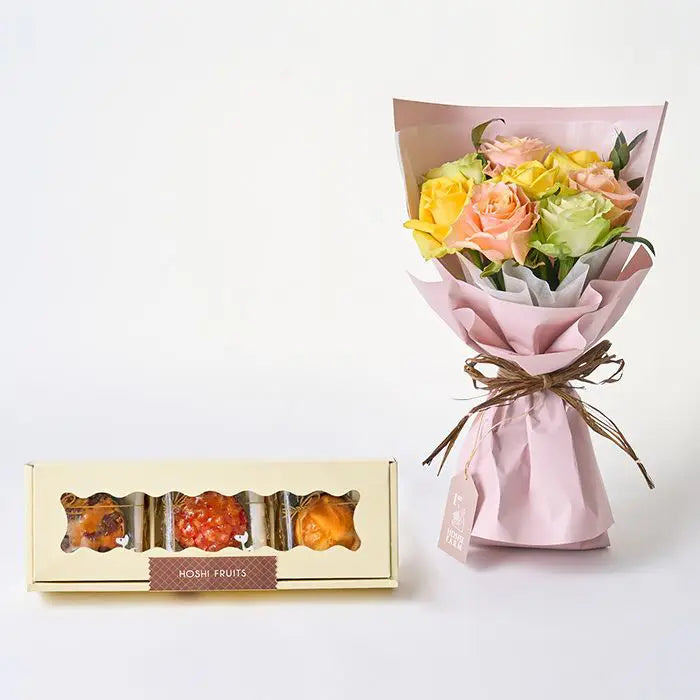 ホシファーム フリルパッション8本&ホシフルーツ煌めき果実のカップケーキ3個【産地直送品・送料込み】