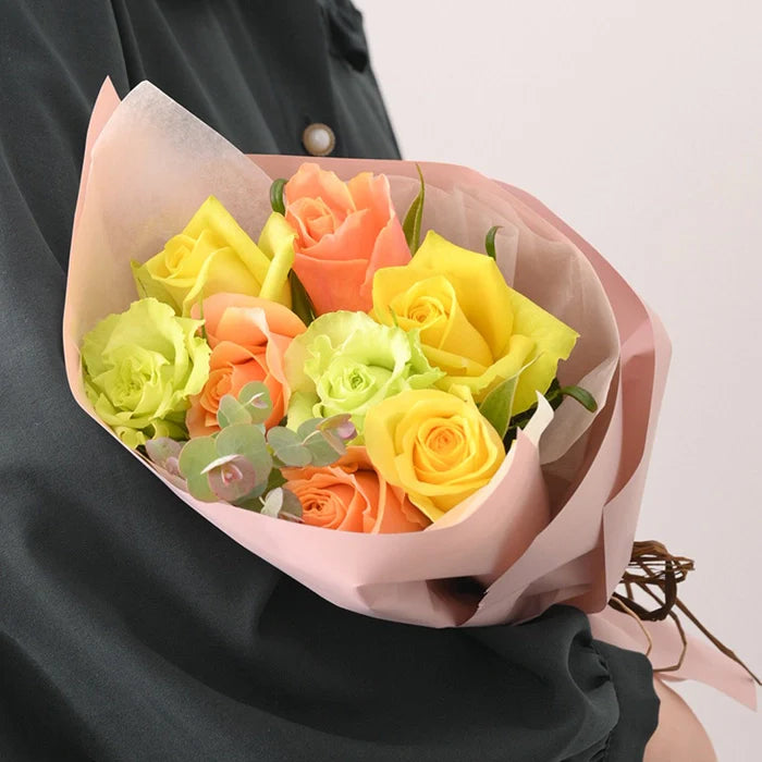 フリルブーケ パッション 8本