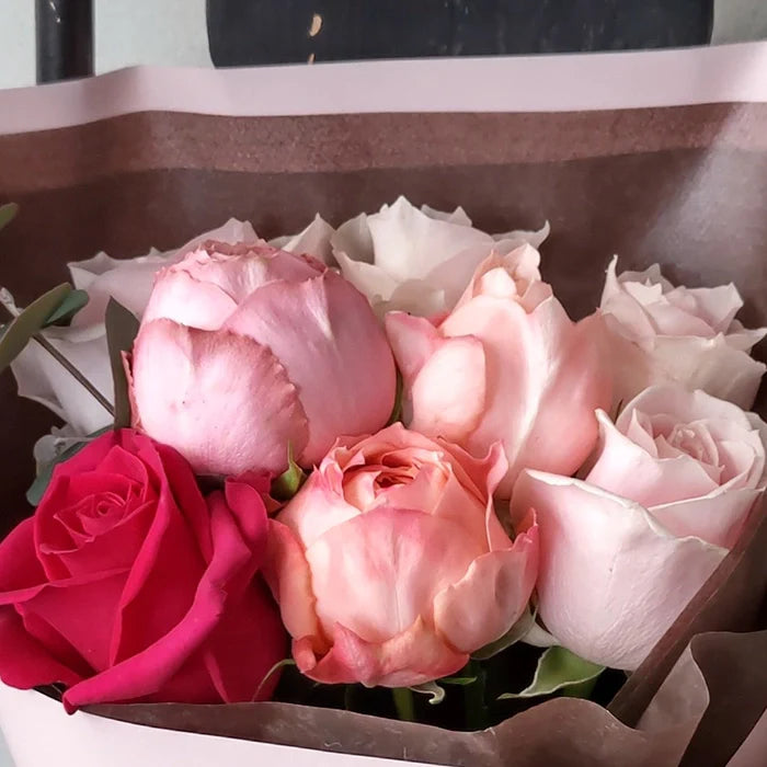 ホシファーム フリルブーケ スイート8本&銀座千疋屋 銀座チョコパウンドケーキ