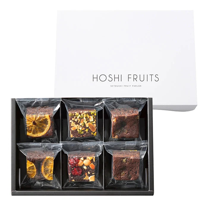 ホシファーム フリルブーケ パッション8本&ホシフルーツ 贅沢ブラウニー 6個