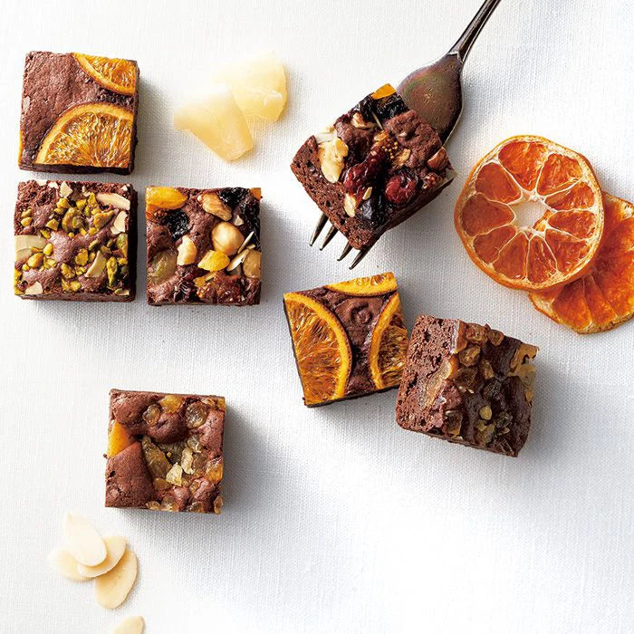 ホシファーム フリルブーケ パッション8本&ホシフルーツ 贅沢ブラウニー 6個