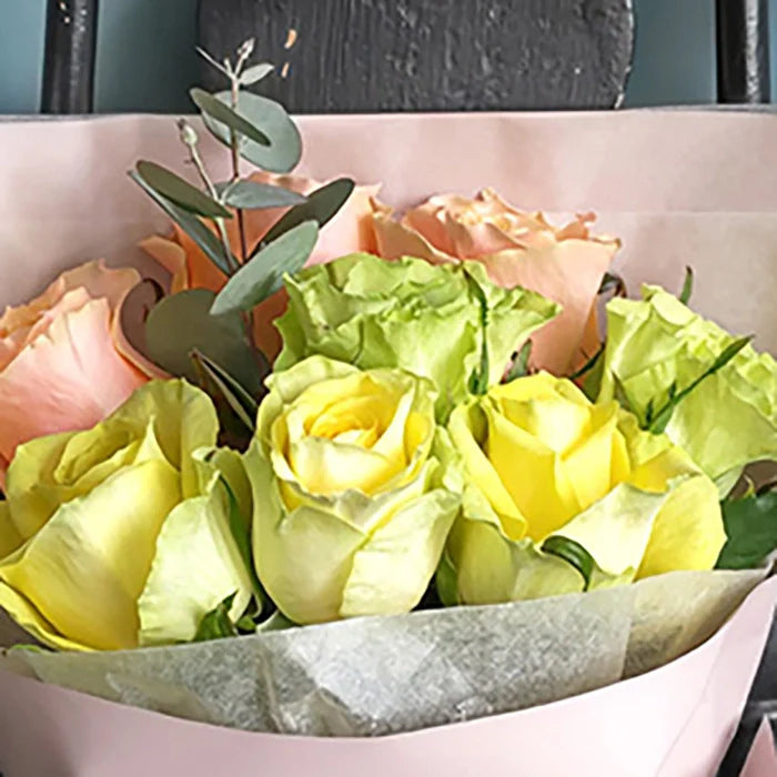 ホシファーム フリルブーケ パッション8本&ホシフルーツ 贅沢ブラウニー 6個