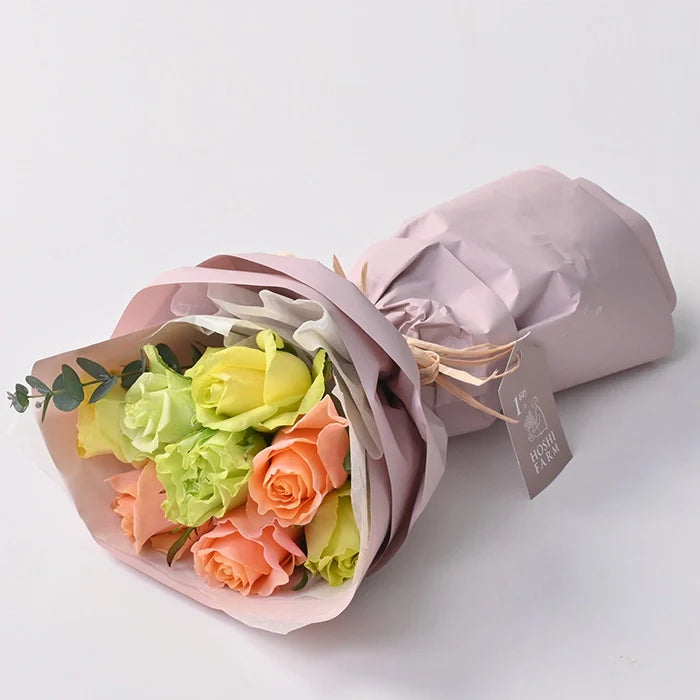 ホシファーム フリルブーケ パッション8本&ホシフルーツ 贅沢ブラウニー 6個