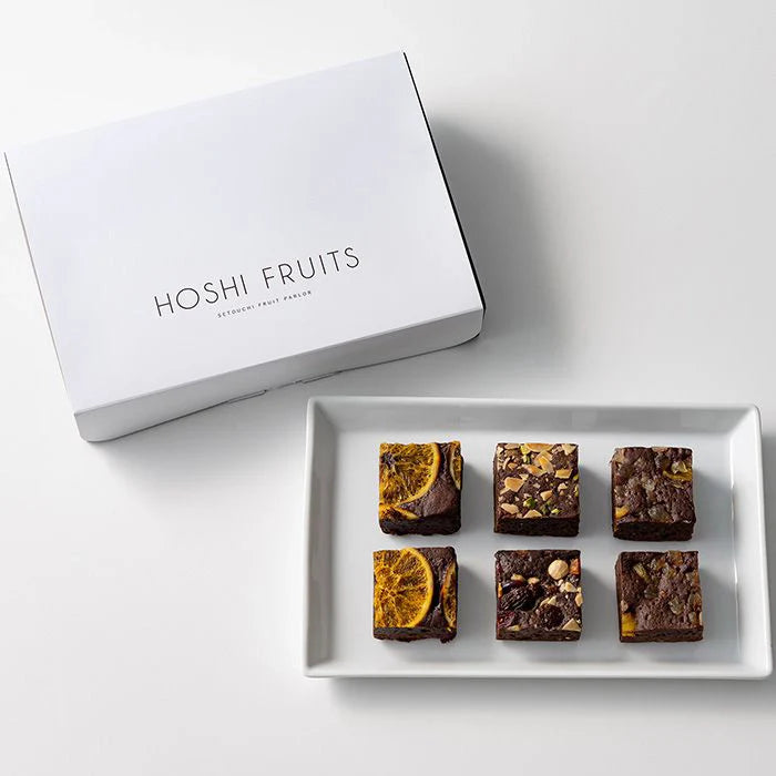 ホシファーム フリルブーケ カラフル8本&ホシフルーツ 贅沢ブラウニー 6個