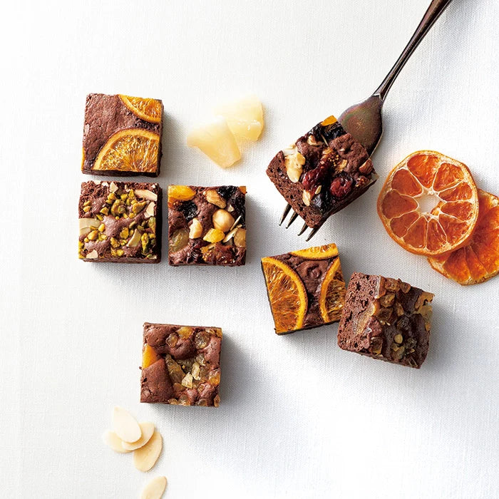 ホシファーム フリルブーケ カラフル8本&ホシフルーツ 贅沢ブラウニー 6個