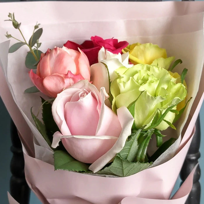 ホシファーム フリルブーケ カラフル8本&ホシフルーツ 贅沢ブラウニー 6個