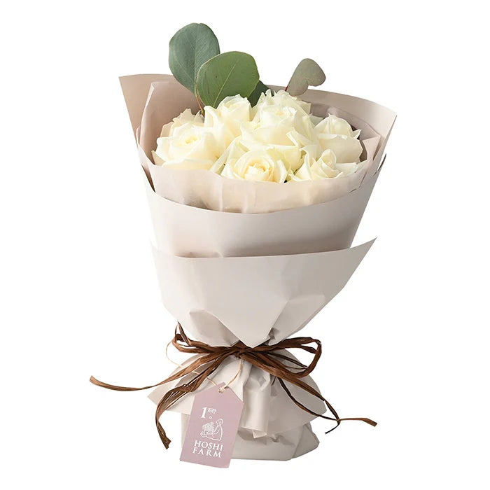 ホシファーム フリルブーケ ピュア8本&銀座千疋屋 銀座チョコパウンドケーキ