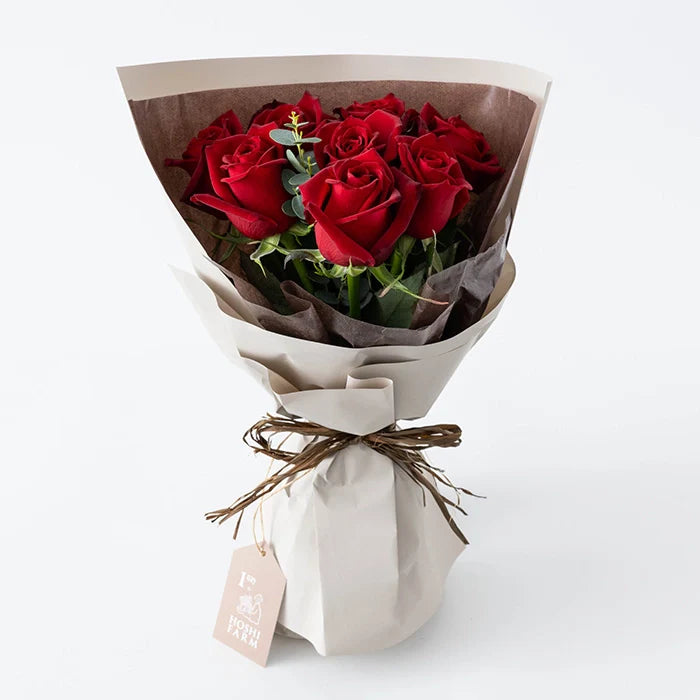 ホシファーム フリルブーケルージュ8本 & ホシフルーツ 贅沢ブラウニー9個