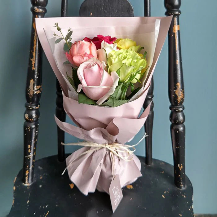 ホシファーム フリルブーケカラフル8本 & ホシフルーツ 贅沢ブラウニー9個