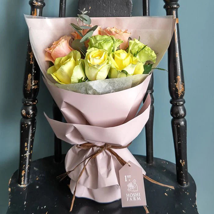 ホシファーム フリルブーケパッション8本 & ホシフルーツ 贅沢ブラウニー9個