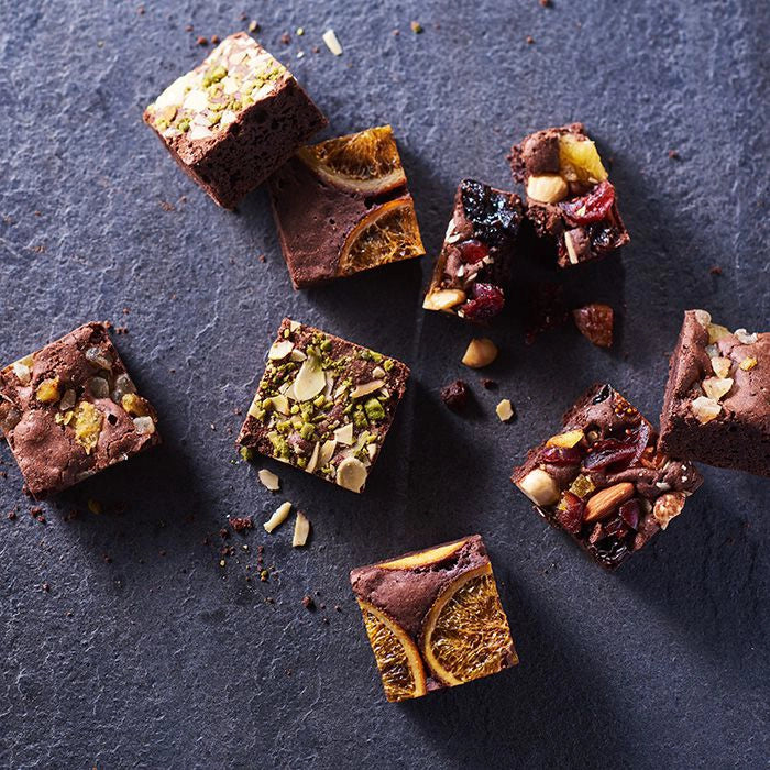 ホシファーム フリルブーケニュアンスレッド8本&ホシフルーツ 贅沢ブラウニー6個