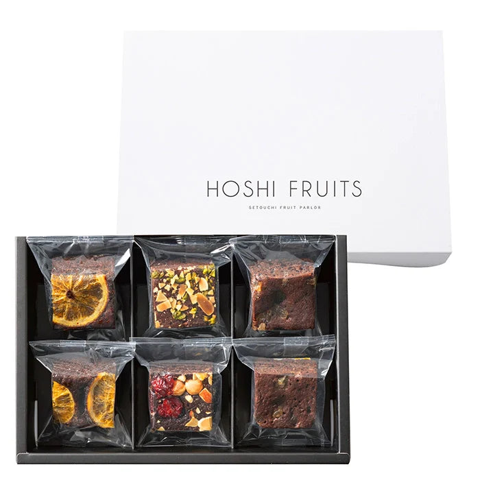 ホシファーム フリルブーケニュアンスピンク8本&ホシフルーツ 贅沢ブラウニー6個