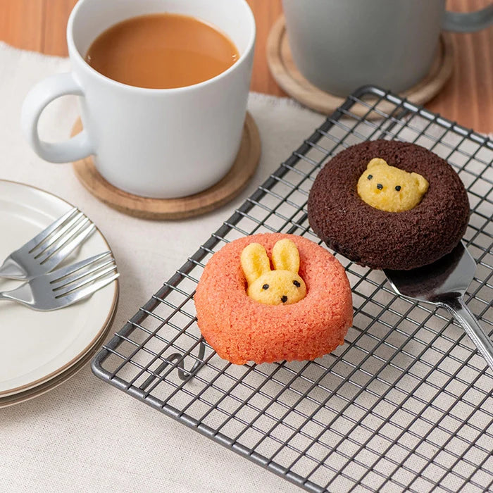 ホシファーム フリルブーケ ホワイトイエローグリーン8本&アニマルドーナツ2個入